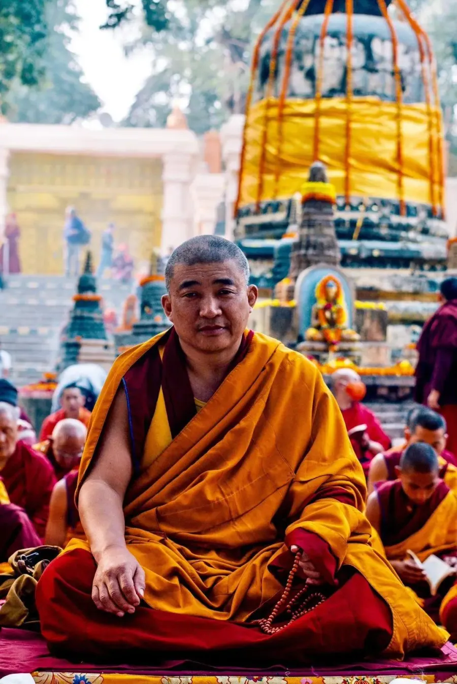 Portrait of Geshe Kunga Rinchen Rinpoche
